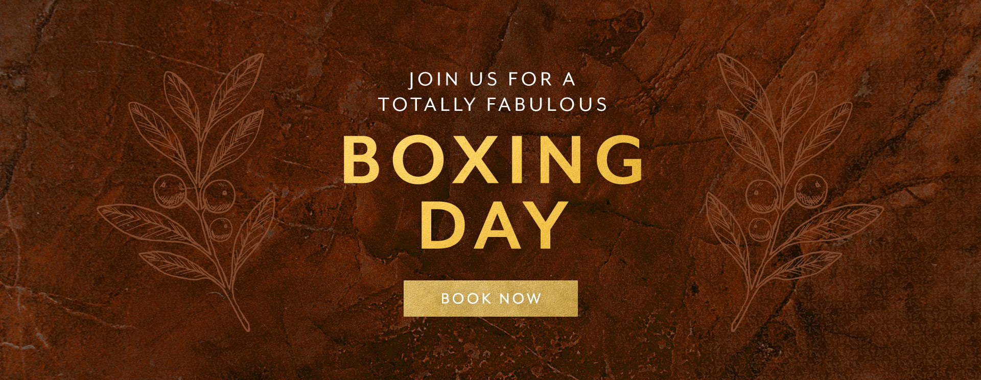 Boxing Day menu at The Woolpack